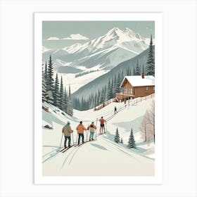 Retro Apres Ski Vintage Artwork (6) Art Print