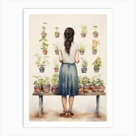 'Gardener' Art Print