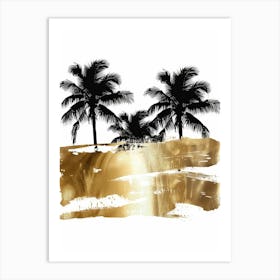 Palm Trees In The Sun 1 Art Print