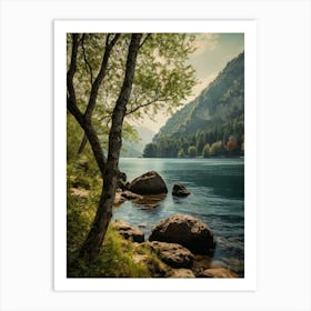 Slovenian Lake Art Print