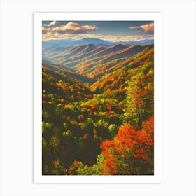 Great Smoky Mountains National Park 2 United States Of America Vintage Poster Art Print