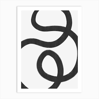 Abstract Squiggle Art Print