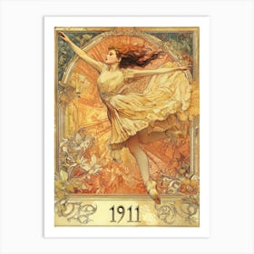 Aihrgdesign A Vintage Art Poster Of A Ballet Performance In 1 784d0630 4c2b 4ddf 8961 F8d7e10d92a6 1 Art Print