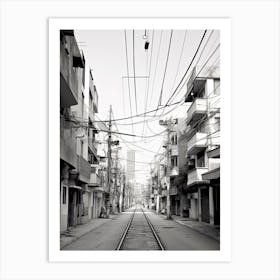 Tel Aviv, Israel, Photography In Black And White 8 Art Print