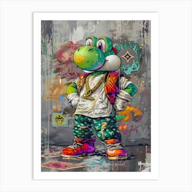 Pop art Yoshi Art Print