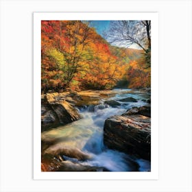 Autumn In The Smoky Mountains 3 Art Print