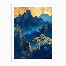 Chinese Mountains 100 Art Print