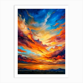 Sunset 8 Art Print