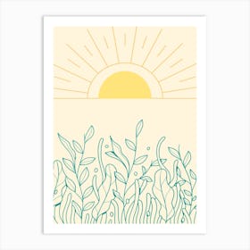 Over The Meadow Art Print