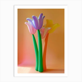 Dreamy Inflatable Flowers Cyclamen 4 Art Print