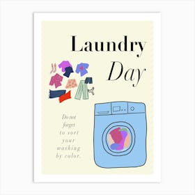 Laundry Day Art Print