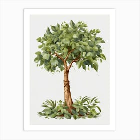 Tree In The Forest 1 Art Print