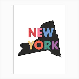 Abstract New York Art Print