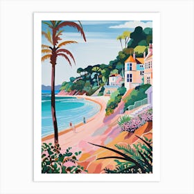 Blackpool Sands, Devon, Matisse And Rousseau Style 3 Art Print