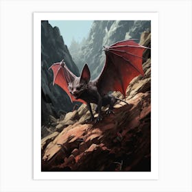 Niccheyne A European Free Tailed Bat In Its Natural Environme 472dd2f3 5f79 47cf Ae2a Bf3165bb4dbb 0 Art Print