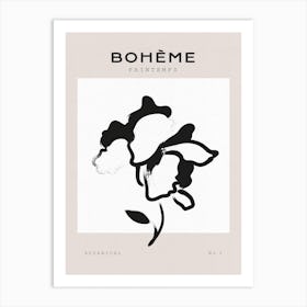 Boho Bohemian 1 Poppy Art Print