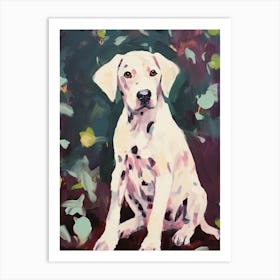 A Dalmatian Dog Painting, Impressionist 3 Art Print