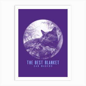 Best Blanket San Marcos - Pets - cat, cats, kitty, kitten, cute, funny, animal Art Print