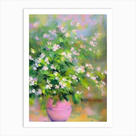 Jasmine 3 Impressionist Painting Art Print