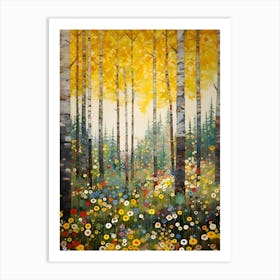 Birch Forest Affiche