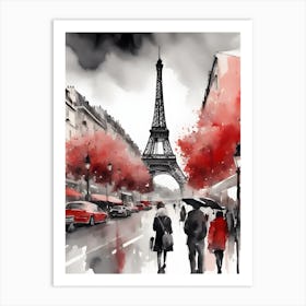 Paris Painting Art Print