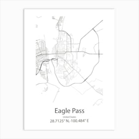 Eagle Mountain,United States Minimalist Map Art Print