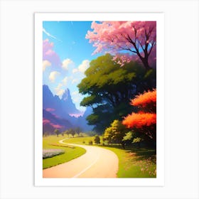 Road In The Mountains 1 Art Print