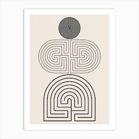 Labyrinth 1 Art Print