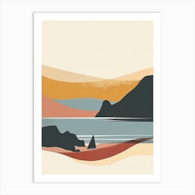 Scotland Coast Art Print