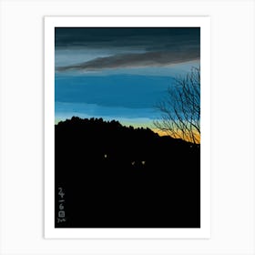 Sunset Time Art Print