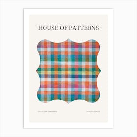 Checkered Pattern Poster 3 Art Print