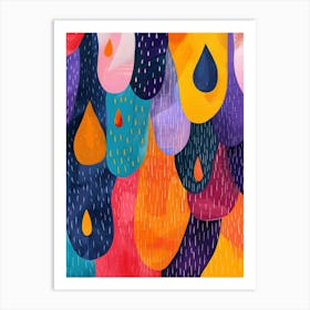 Raindrops 2 Art Print