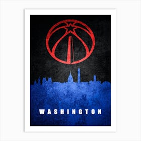 Washington Wizards Art Print