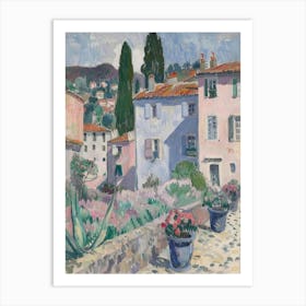 Street In A Village 1 Art Print