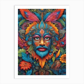 Psychedelic Art 3 Art Print