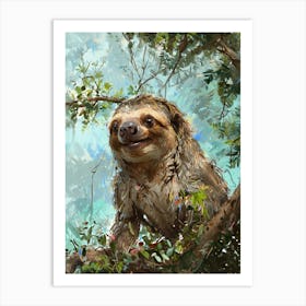 Sloth 5 Art Print