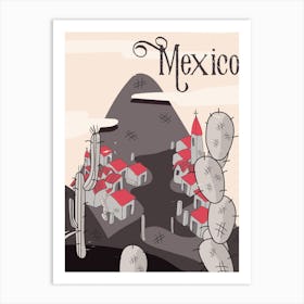 Mexico Village Art Print