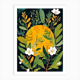 Flora And Fauna Art Print