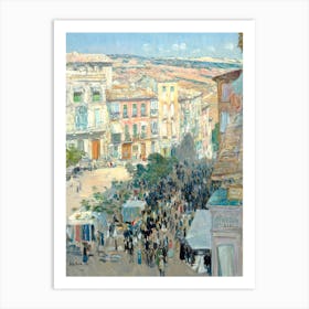 View Of A Southern French City (1910), Frederick Childe Hassam Art Print