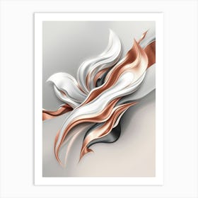 Flux Schnell A Mesmerizing Abstract Artwork Featuring Fluid Or 0 Poster