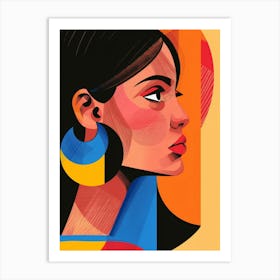 Portrait Of A Woman 204 Art Print