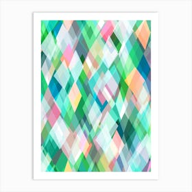 Somewhere - Teal Art Print