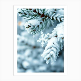 Snowflake Art Print