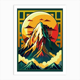 Mountain Print Art Print