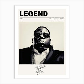 The Notorious BIG Legend Art Print