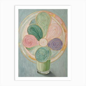 Pastel Glass of Magic Art Print