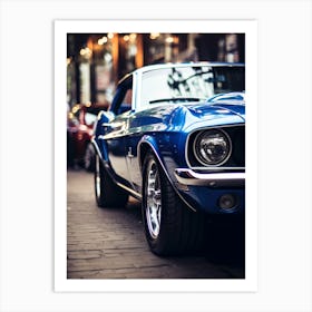 Close Of American Muscle Car 016 Art Print