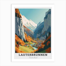 Lauterbrunnen Travel Art Print