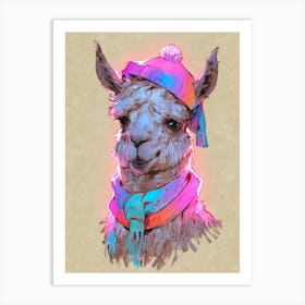 Llama 18 Art Print