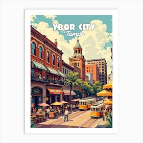 Ybor City Tampa Art Print